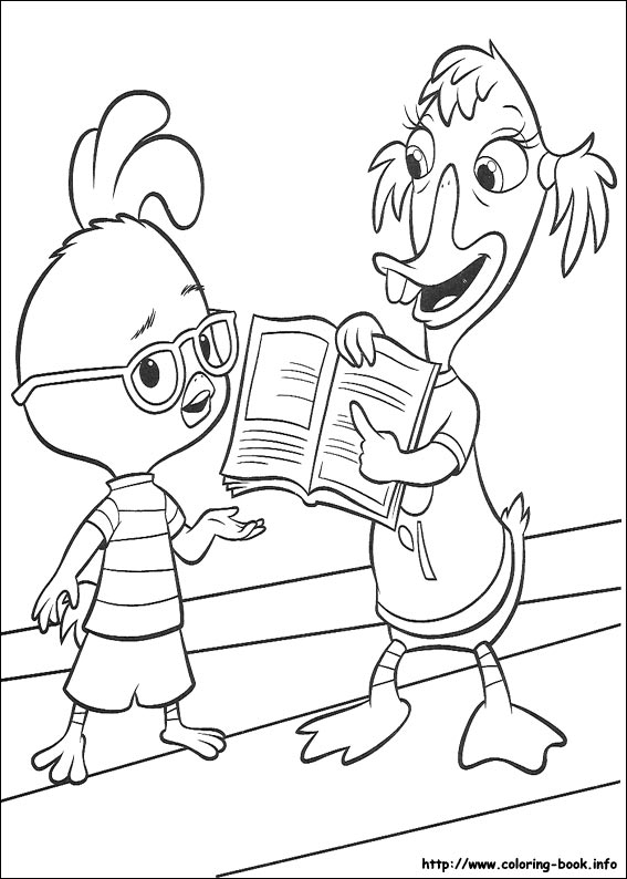 Chicken Little coloring picture